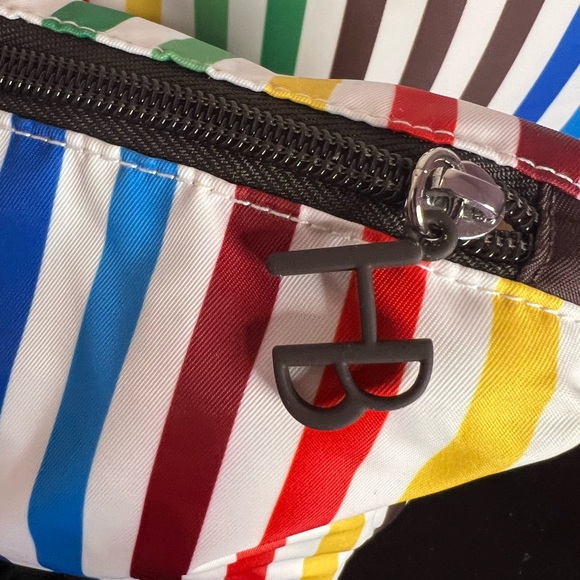 Henri Bendel Rainbow Stripe Cosmetic Bag Set (3 pc) - Collectible & Rare! - Picture 3 of 9